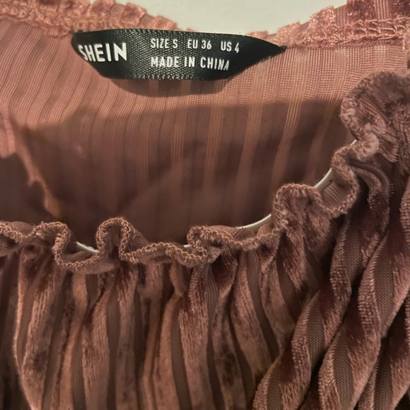 Shein Tank Shiny Textured sz Small 4 - Picture 6 of 8